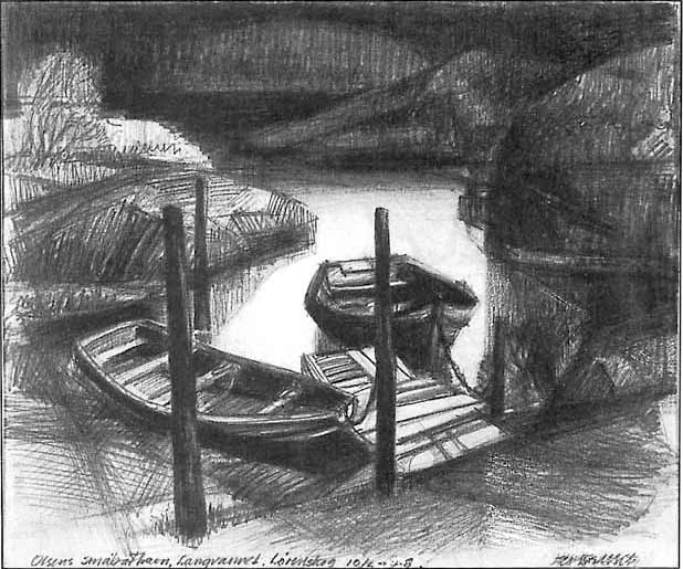Fig 84: Tegning av robåter